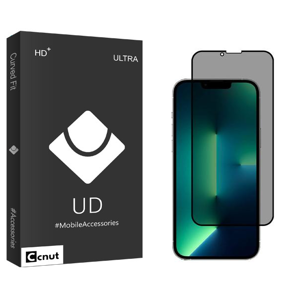 محافظ صفحه نمایش حریم شخصی کوکونات مدل UDB مناسب برای گوشی موبایل اپل iPhone 13 Pro