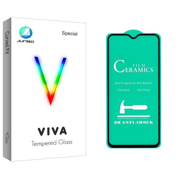 محافظ صفحه نمایش سرامیکی جانبو مدل Viva Glass مناسب برای گوشی موبایل سامسونگ Galaxy A50