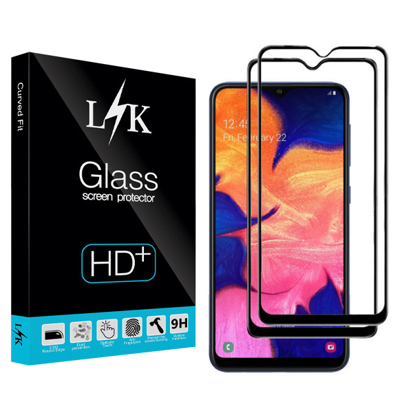 محافظ صفحه نمایش ال کی مدل +LITE مناسب برای گوشی موبایل سامسونگ Galaxy A20 بسته سه عددی