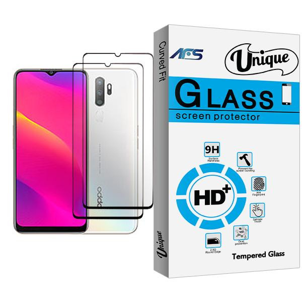 محافظ صفحه نمایش ای اف اس مدل Unique Glass MIX002 مناسب برای گوشی موبایل اوپو A5 (2020) بسته دو عددی