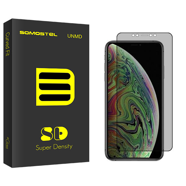 محافظ صفحه نمایش حریم شخصی سوماستل مدل SD مناسب برای گوشی موبایل اپل iPhone XS Max