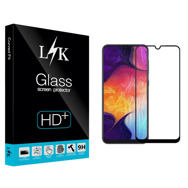 محافظ صفحه نمایش ال کی مدل Hard glass مناسب برای گوشی موبایل سامسونگ Galaxy A20