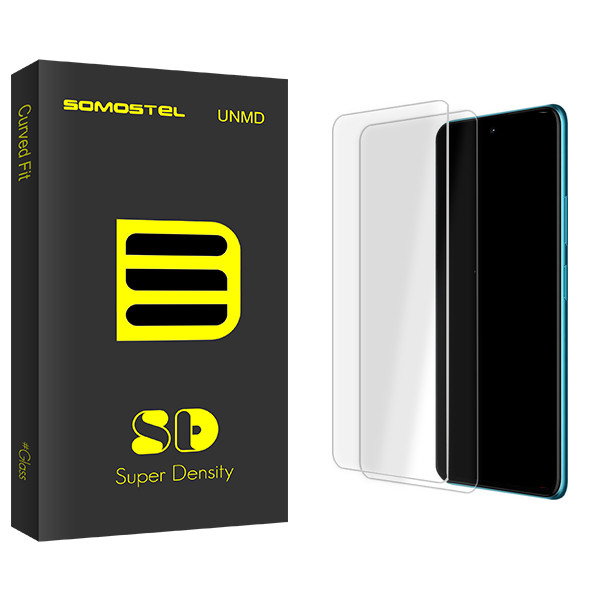 محافظ صفحه نمایش شیشه ای سوماستل مدل SD Glass MIX3 مناسب برای گوشی موبایل ریلمی Q3S بسته دو عددی