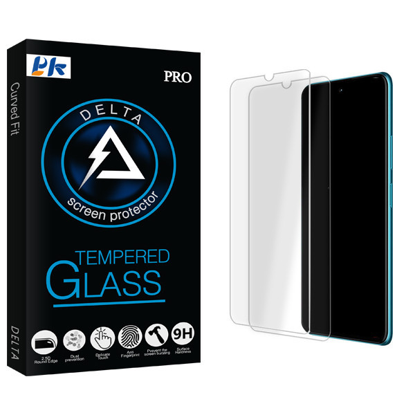 محافظ صفحه نمایش شیشه ای پی کی مدل Delta Glass MIX مناسب برای گوشی موبایل سامسونگ Galaxy M33 بسته دو عددی