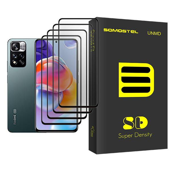 محافظ صفحه نمایش سوماستل مدل SD Glass MIX004 مناسب برای گوشی موبایل شیائومی Redmi Note 11 Pro+ 5G بسته چهار عددی