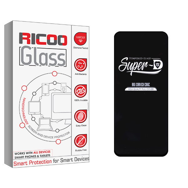 محافظ صفحه نمایش ریکو مدل Glass Super-D مناسب برای گوشی موبایل اپل iPhone 13 pro