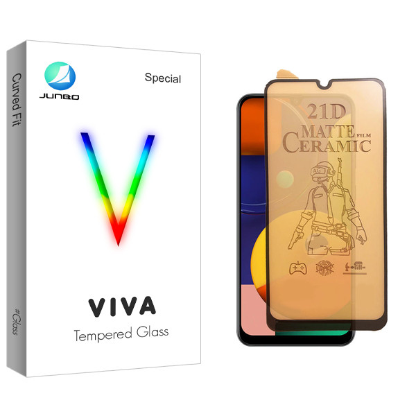 محافظ صفحه نمایش سرامیکی مات جانبو مدل Viva Glass مناسب برای گوشی موبایل سامسونگ Galaxy A32 4G / Galaxy A22 4G / Galaxy M31