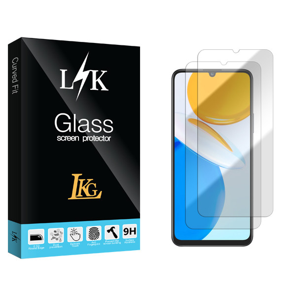 محافظ صفحه نمایش شیشه ای ال کا جی مدل LK GlassMIX2106 مناسب برای گوشی موبایل آنر X7 بسته دو عددی