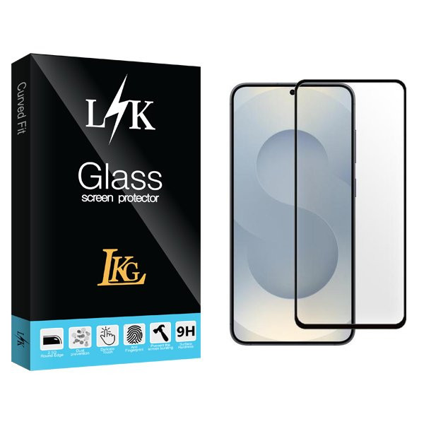 محافظ صفحه نمایش شیشه ای ال کا جی مدل LKK Full مناسب برای گوشی موبایل سامسونگ Galaxy S25 Plus