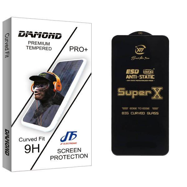 محافظ صفحه نمایش جی اف مدل Diamond Supx_Ant مناسب برای گوشی موبایل ریلمی A92