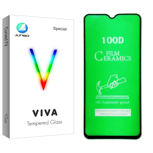 محافظ صفحه نمایش سرامیکی جانبو مدل Viva Glass مناسب برای گوشی موبایل سامسونگ Galaxy A10