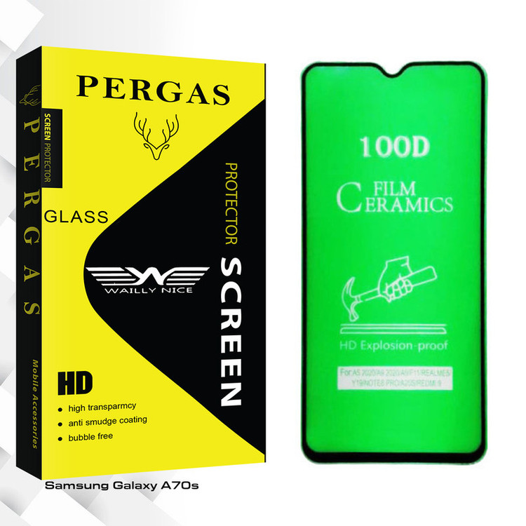 محافظ صفحه نمایش سرامیکی وایلی نایس مدل Pergas Glass مناسب برای گوشی موبایل سامسونگ Galaxy A70s