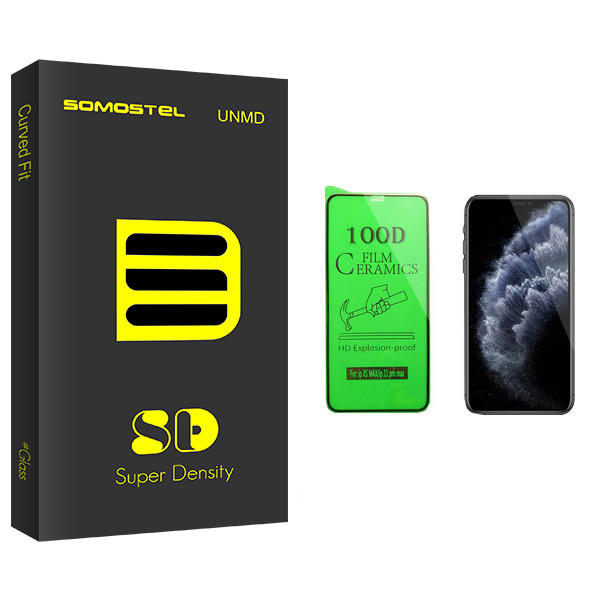 محافظ صفحه نمایش سرامیکی سوماستل مدل SD Glass مناسب برای گوشی موبایل اپل iPhone 11 Pro Max