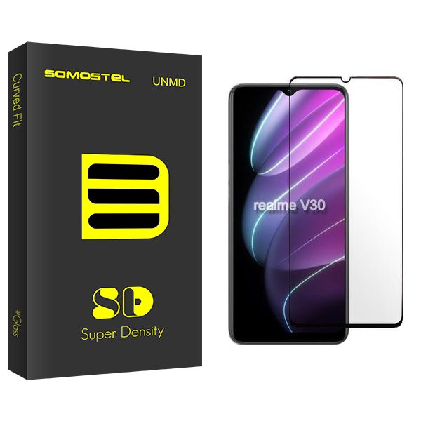 محافظ صفحه نمایش شیشه ای سوماستل مدل SD مناسب برای گوشی موبایل ریلمی V30