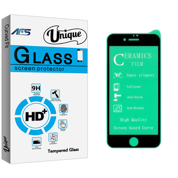 محافظ صفحه نمایش سرامیکی ای اف اس مدل Unique Glass مناسب برای گوشی موبایل اپل iPhone SE 2020