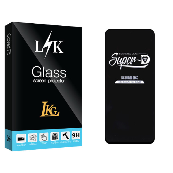 محافظ صفحه نمایش شیشه ای ال کا جی مدل LK GlassSuper D مناسب برای گوشی موبایل شیائومی Note 9pro