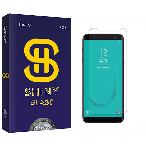 محافظ صفحه نمایش شیشه ای آتوچبو مدل Shiny Glass مناسب برای گوشی موبایل سامسونگ Galaxy J6 Plus