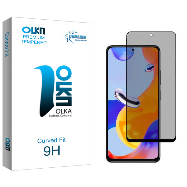 محافظ صفحه نمایش حریم شخصی کولینگ مدل Olka مناسب برای گوشی موبایل شیائومی Redmi Note 11 Pro 5G