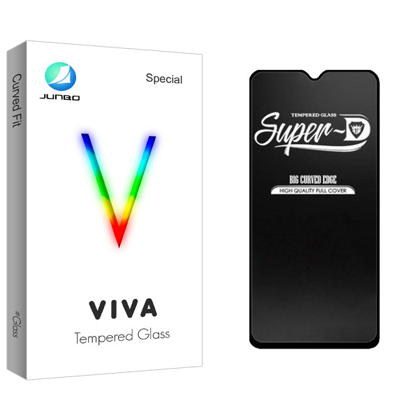 محافظ صفحه نمایش شیشه ای جانبو مدل Viva Glass Super-D مناسب برای گوشی موبایل سامسونگ GALAXY A50s