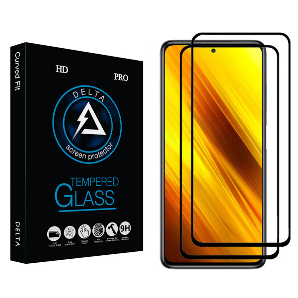 محافظ صفحه نمایش سرامیکی مات دلتا مدل PRO مناسب برای گوشی موبایل شیائومی Poco X3 بسته دو عددی
