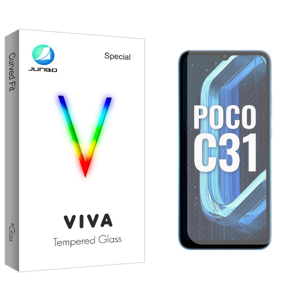 محافظ صفحه نمایش جانبو مدل Viva Glass مناسب برای گوشی موبایل شیائومی Poco C31