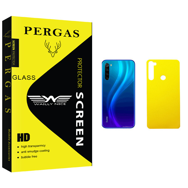 محافظ پشت گوشی وایلی نایس مدل Pergas Glass مناسب برای گوشی موبایل شیائومی Redmi Note 8