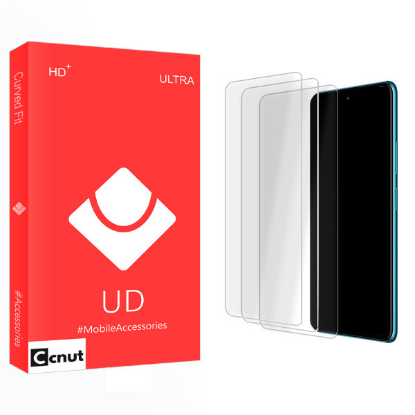 محافظ صفحه نمایش شیشه ای کوکونات مدل UD Ultra MIX مناسب برای گوشی موبایل شیائومی Redmi 10 Prime بسته سه عددی
