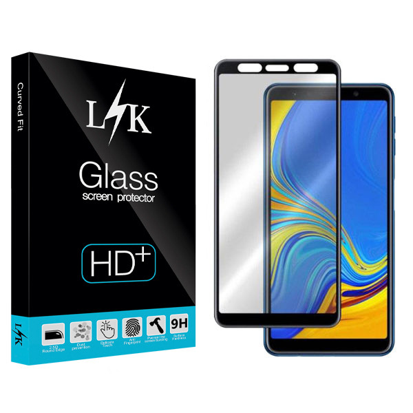 محافظ صفحه نمایش سرامیکی ال کی مدل Hard glass مناسب برای گوشی موبایل سامسونگ Galaxy A750