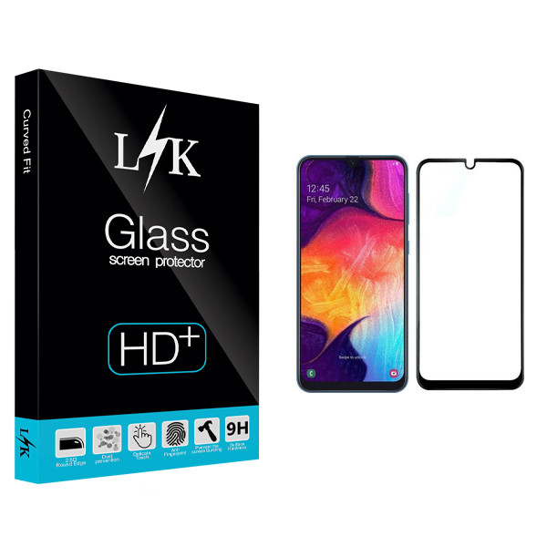 محافظ صفحه نمایش ال کی مدل Hard glass مناسب برای گوشی موبایل سامسونگ Galaxy A10