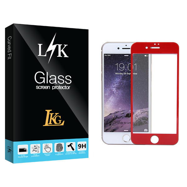 محافظ صفحه نمایش ال کا جی مدل LK Glass مناسب برای گوشی موبایل  اپل iphone 6/7/8