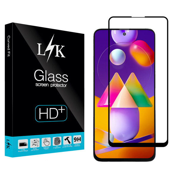 محافظ صفحه نمایش سرامیکی ال کی مدل Hard glass مناسب برای گوشی موبایل سامسونگ Galaxy M31s/ A52