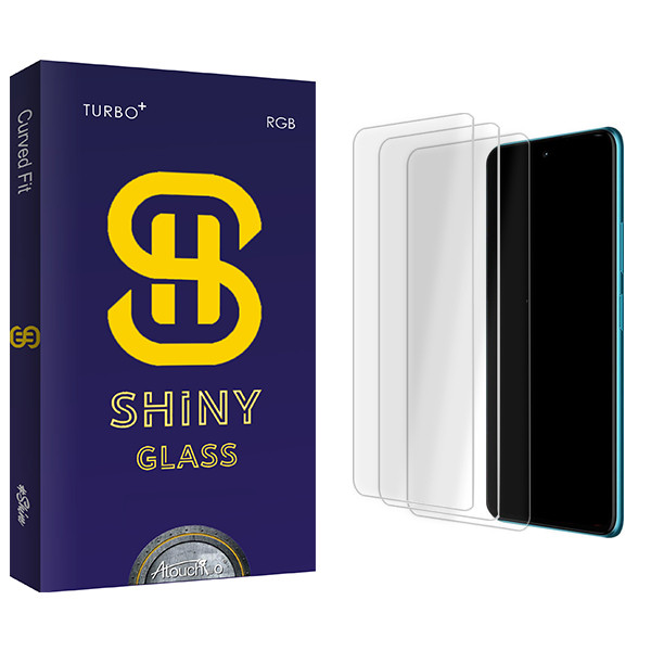 محافظ صفحه نمایش شیشه ای آتوچبو مدل Shiny Glass MIX3 مناسب برای گوشی موبایل شیائومی Mi 10T Pro بسته سه عددی