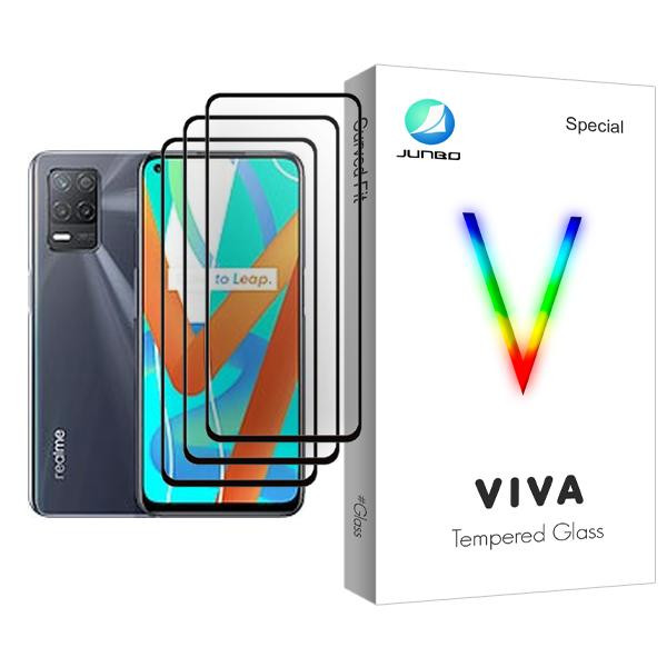 محافظ صفحه نمایش جانبو مدل Viva Glass MIX003 مناسب برای گوشی موبایل ریلمی V13 5G بسته سه عددی