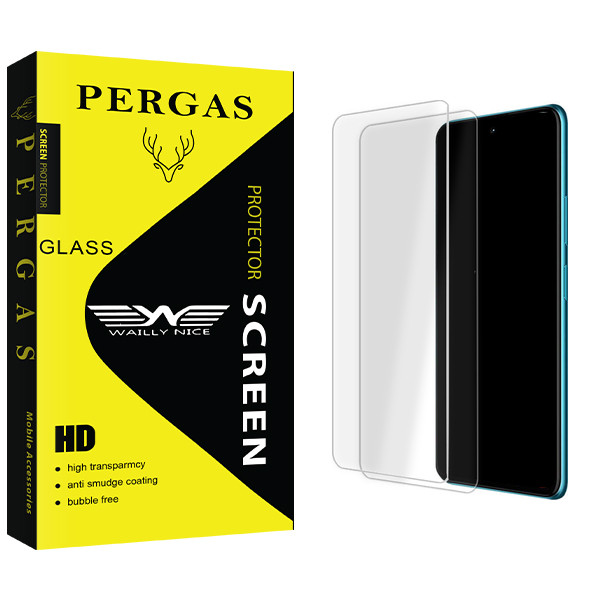 محافظ صفحه نمایش شیشه ای وایلی نایس مدل Pergas Glass مناسب برای گوشی موبایل اینفینیکس Hote 11s بسته دو عددی