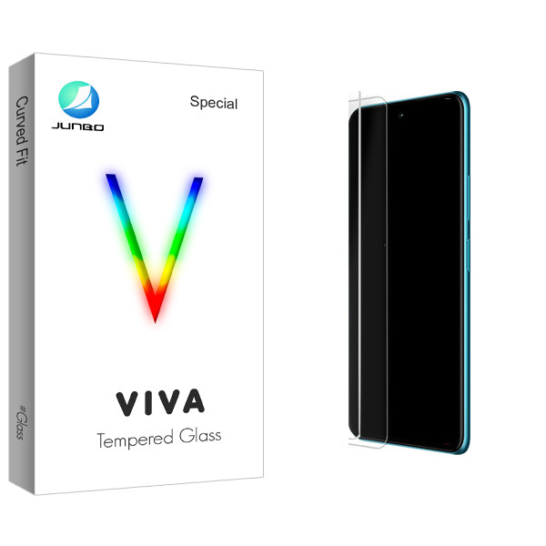 محافظ صفحه نمایش شیشه ای جانبو مدل Viva Glass مناسب برای گوشی موبایل سامسونگ Galaxy A50s بسته دو عددی
