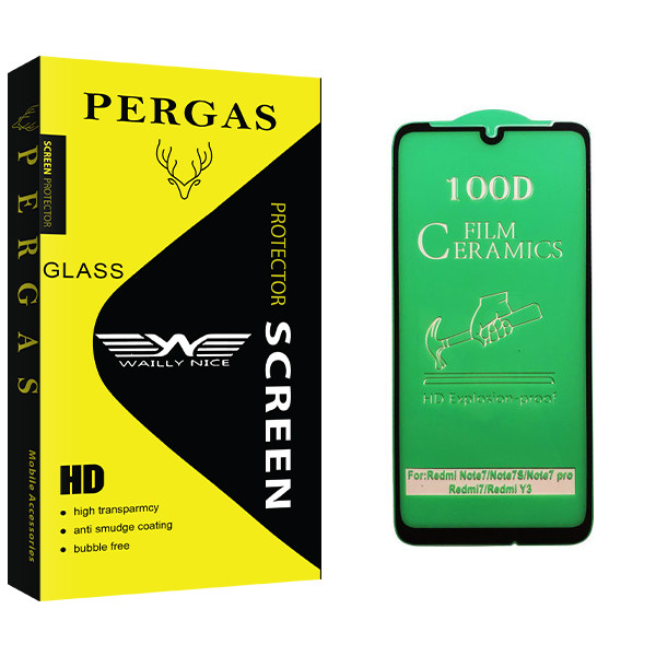 محافظ صفحه نمایش سرامیکی وایلی نایس مدل Pergas Glass مناسب برای گوشی موبایل شیائومی Redmi 7