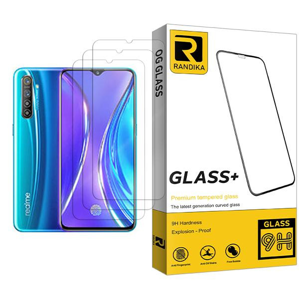 محافظ صفحه نمایش راندیکا مدل Glass MIX003 مناسب برای گوشی موبایل ریلمی X2 بسته سه عددی
