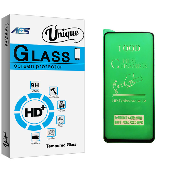 محافظ صفحه نمایش سرامیکی ای اف اس مدل Uni مناسب برای گوشی موبایل شیائومی Redmi Note 9 Pro Max