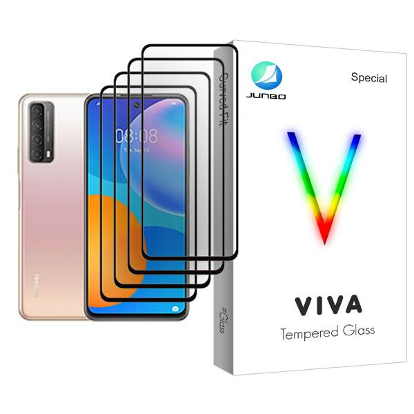 محافظ صفحه نمایش جانبو مدل Viva Glass MIX004 مناسب برای گوشی موبایل هوآوی P smart 2021 بسته چهار عددی