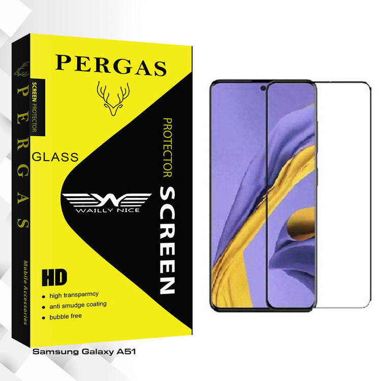 محافظ صفحه نمایش سرامیکی وایلی نایس مدل Pergas Glass مناسب برای گوشی موبایل سامسونگ Galaxy A51