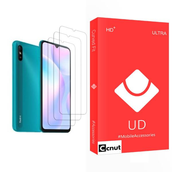 محافظ صفحه نمایش کوکونات مدل UD Ultra MIX003 مناسب برای گوشی موبایل شیائومی Redmi 9A بسته سه عددی