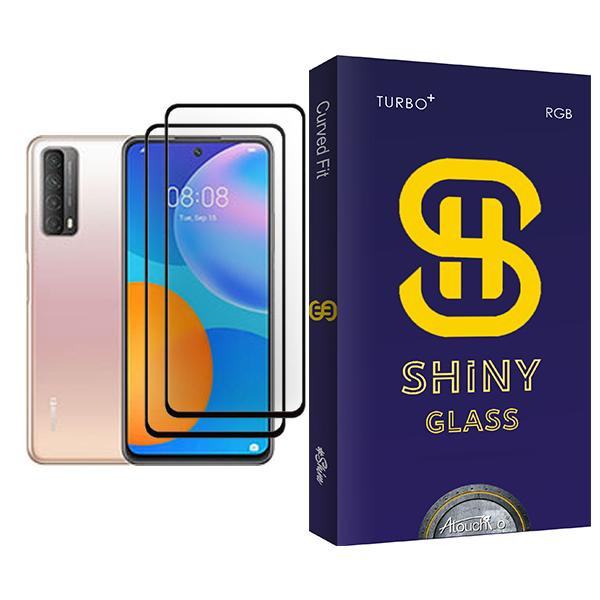 محافظ صفحه نمایش آتوچبو مدل Shiny Glass MIX002 مناسب برای گوشی موبایل هوآوی P smart 2021 بسته دو عددی