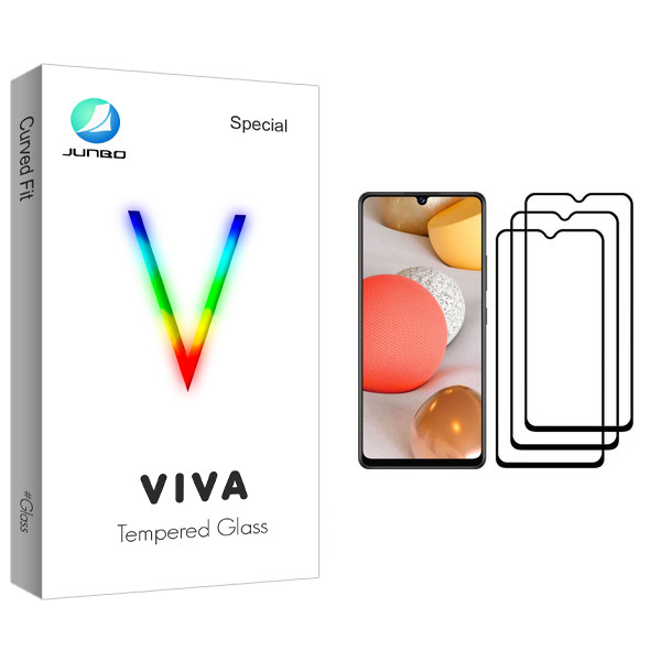محافظ صفحه نمایش جانبو مدل Viva Glass مناسب برای گوشی موبایل سامسونگ Galaxy A42 بسته سه عددی