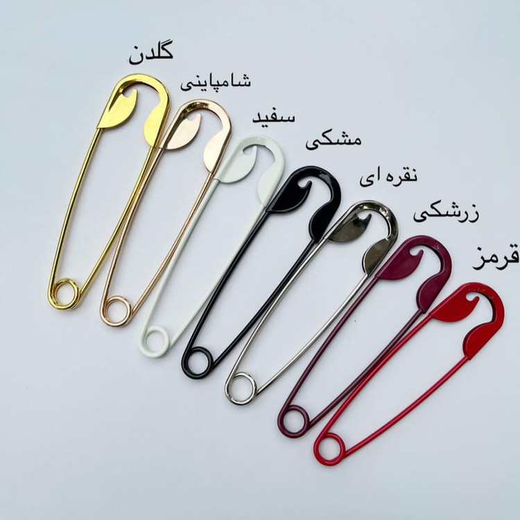 گیره مو زنانه مدل کانزاشی سنجاق قفلی
